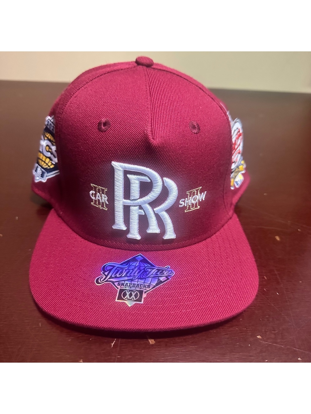 TWNTY-TWO RICK ROSS 2025 car show exclusive burgundy snapback hat